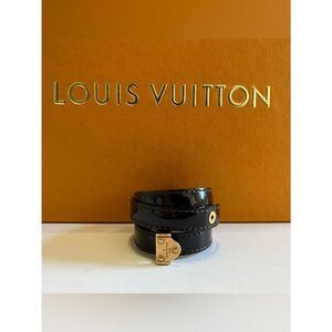Louis Vuitton Triple Tour Vernis Wrap Bracelet